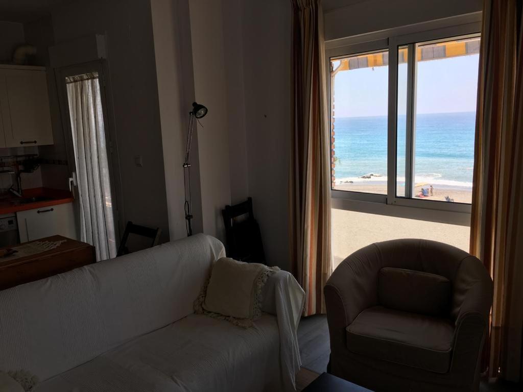 Algarrobo Costa Primera Linea De Playa Duplex Exterior foto